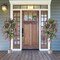 Costway 1/2 PCS 5.5 FT Tall Artificial Ficus Tree Faux Wisteria Plant in Nursery Pot Decoration Pink/Purple